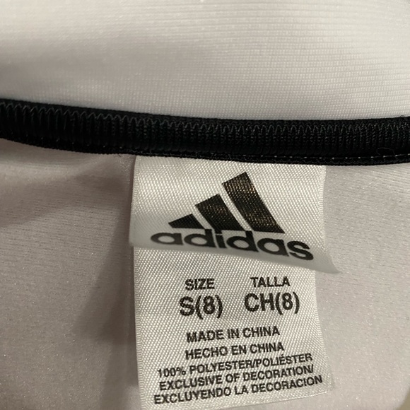 Adidas Boy's Zip Front Iconic Tricot Jacket - Picture 6 of 6